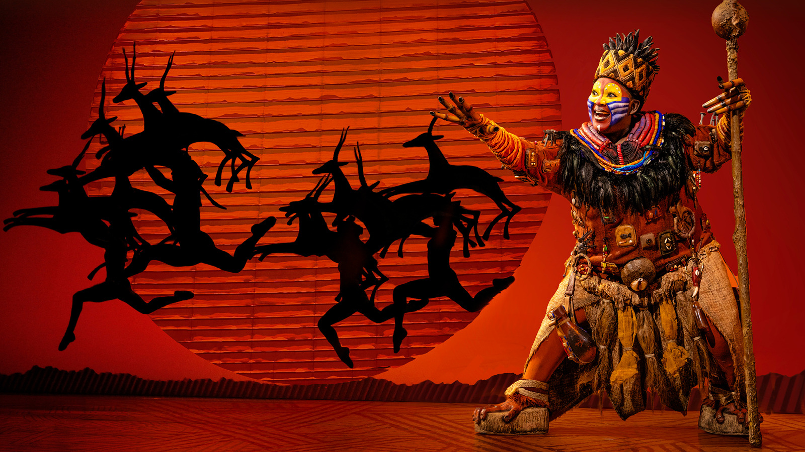 Zama Magudulela as Rafiki in the Toronto Production of THE LION KING. Photo Credit: Matthew Murphy ©Disney