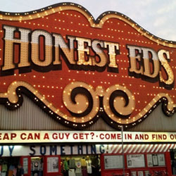 Honest Ed's exterior